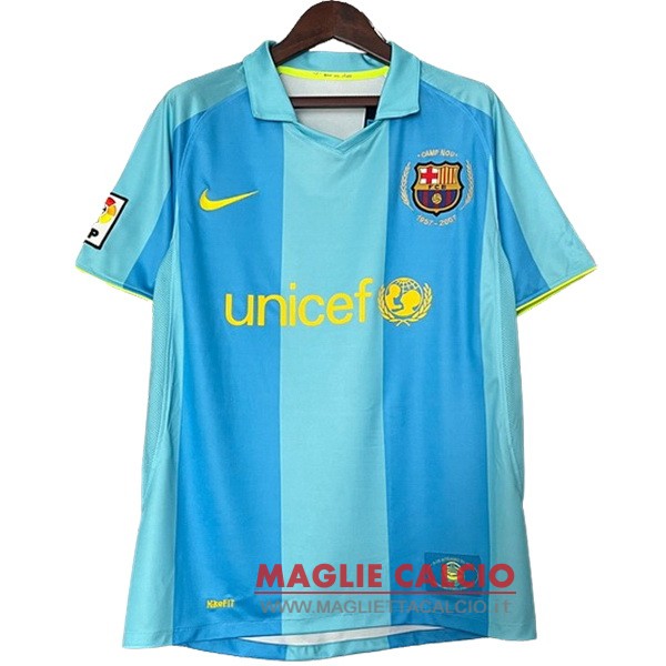 nuova seconda divisione magliette fc barcelona retro 2007-2008