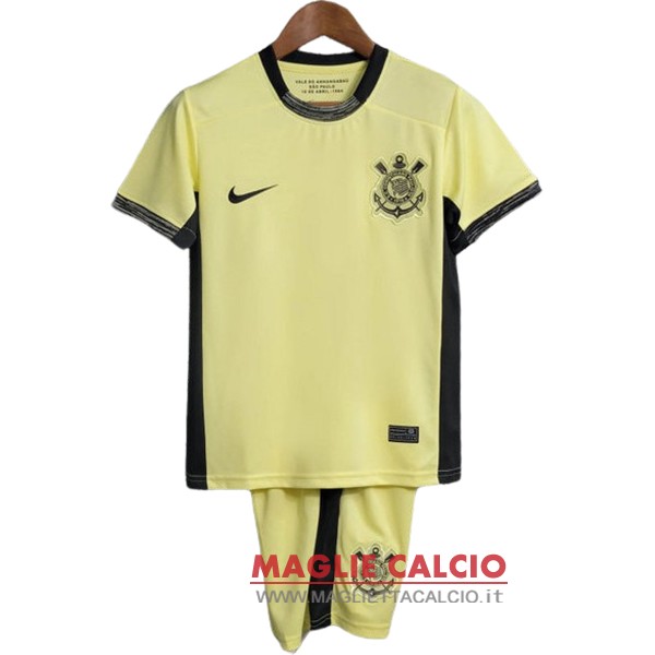 nuova terza magliette corinthians paulista set completo bambino 2024-2025