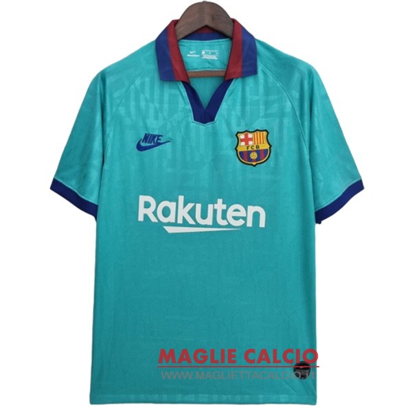 nuova terza divisione magliette fc barcelona retro 2019-2020