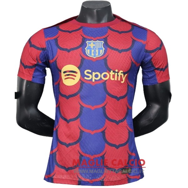 thailandia nuova speciale giocatori divisione magliette barcellona 2024-2025 rosso blu