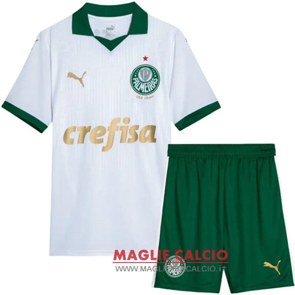 nuova seconda magliette palmeiras set completo bambino 2024-2025