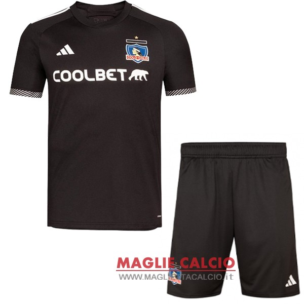 nuova seconda magliette colo colo set completo bambino 2024-2025