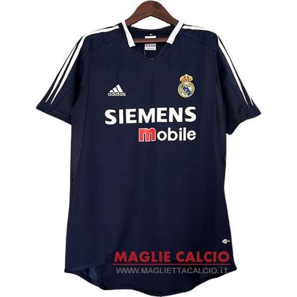 nuova seconda divisione magliette real madrid retro 2004-2005
