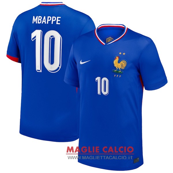 thailandia prima magliette nazionale francia 2024 Mbappe#10