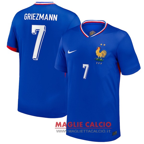thailandia prima magliette nazionale francia 2024 Griezmann#7