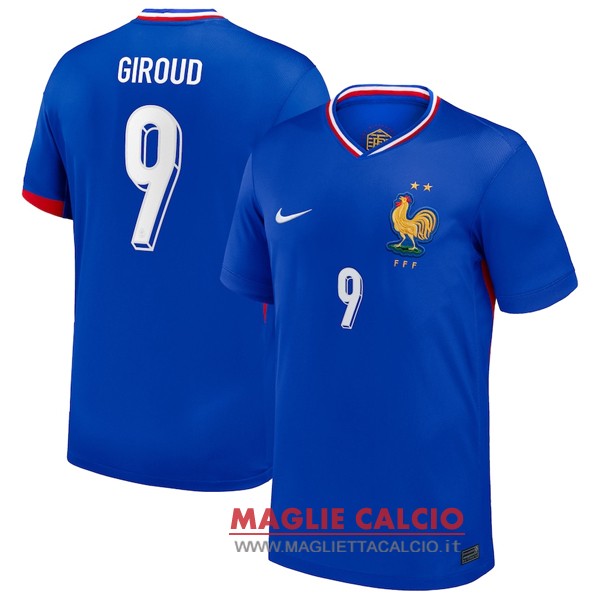 thailandia prima magliette nazionale francia 2024 Giroud#9