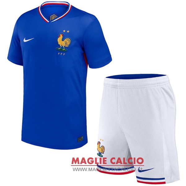 prima magliette nazionale francia set completo uomo 2024
