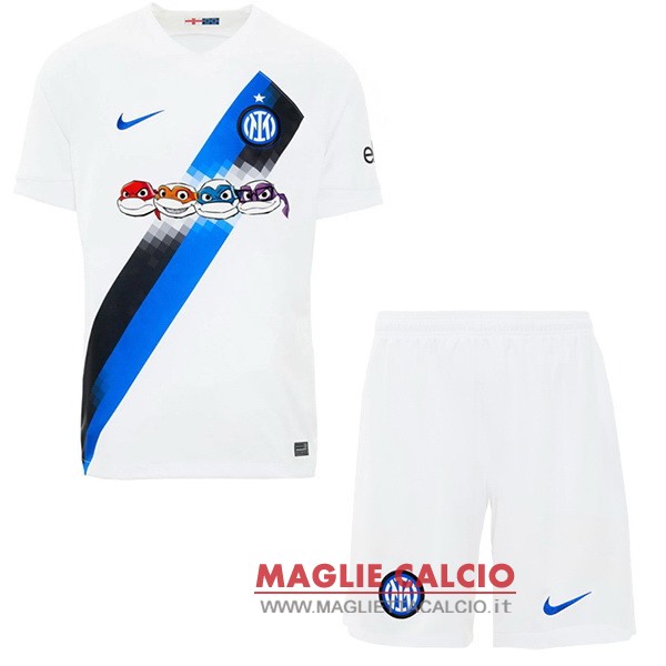 nuova seconda II magliette inter milan set completo bambino 2023-2024