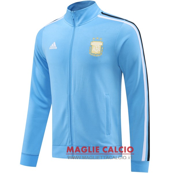 nuova argentina blu giacca lunga zip 2024