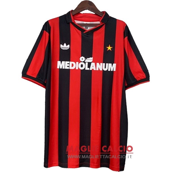 prima magliette nuova ac milan retro 1990-1991