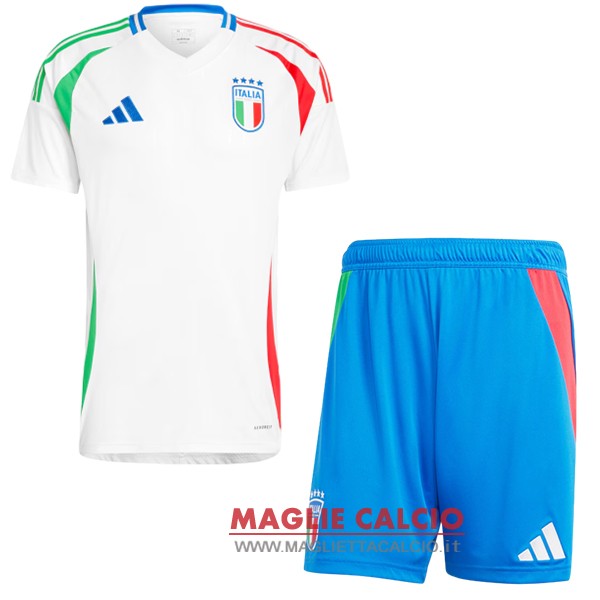 nuova seconda magliette italia set completo bambino 2024