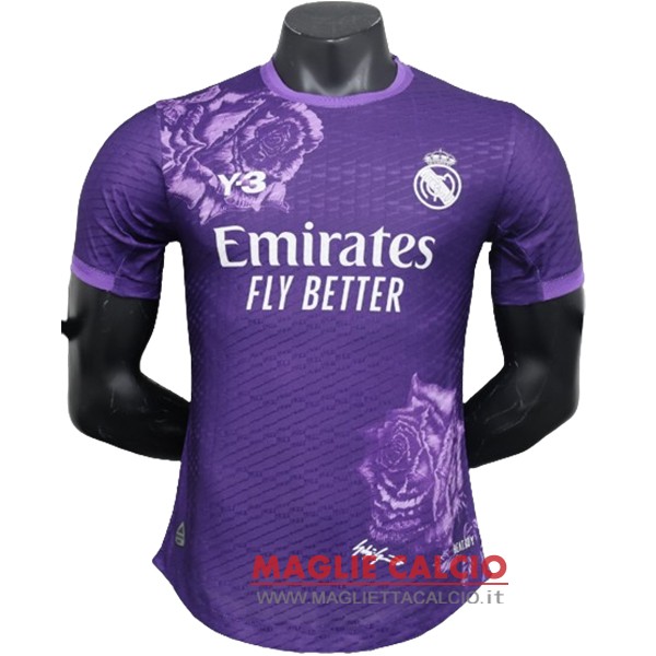 tailandia nuova speciale giocatori divisione magliette real madrid 2023-2024 neropurpureo