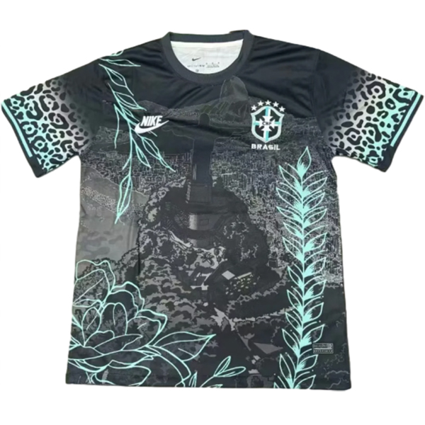 thailandia speciale magliette nazionale brasile 2025 Nero