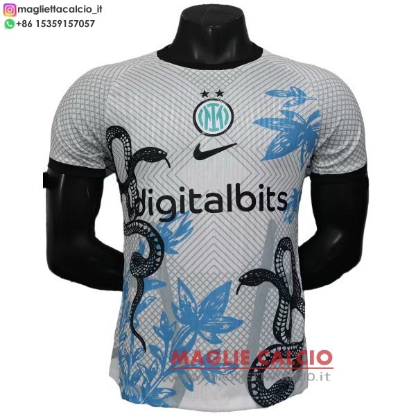 tailandia nuova speciale giocatori divisione magliette inter milan 2025-2026 bianco nero