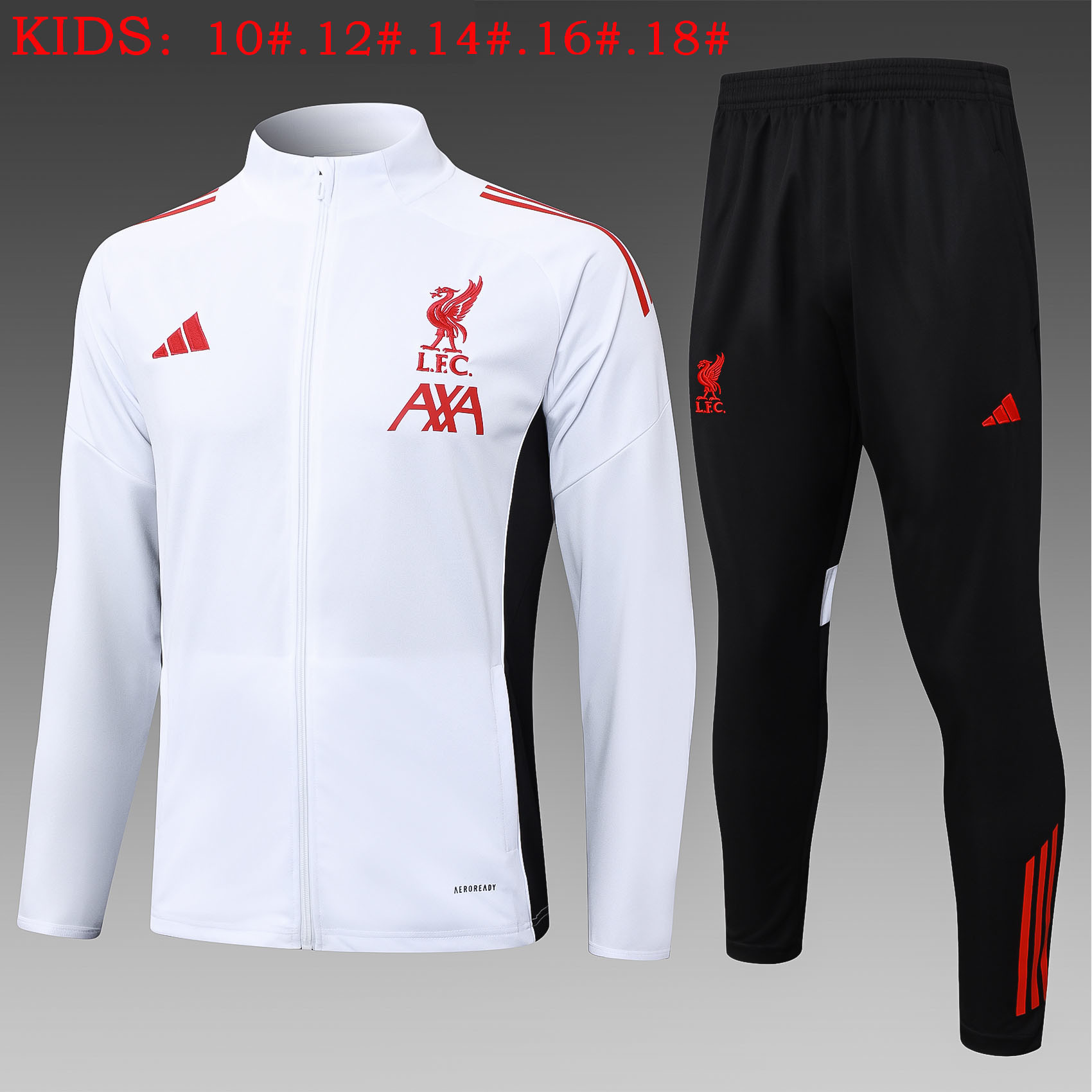 nuova liverpool insieme completo 2 bambino giacca 2025-2026