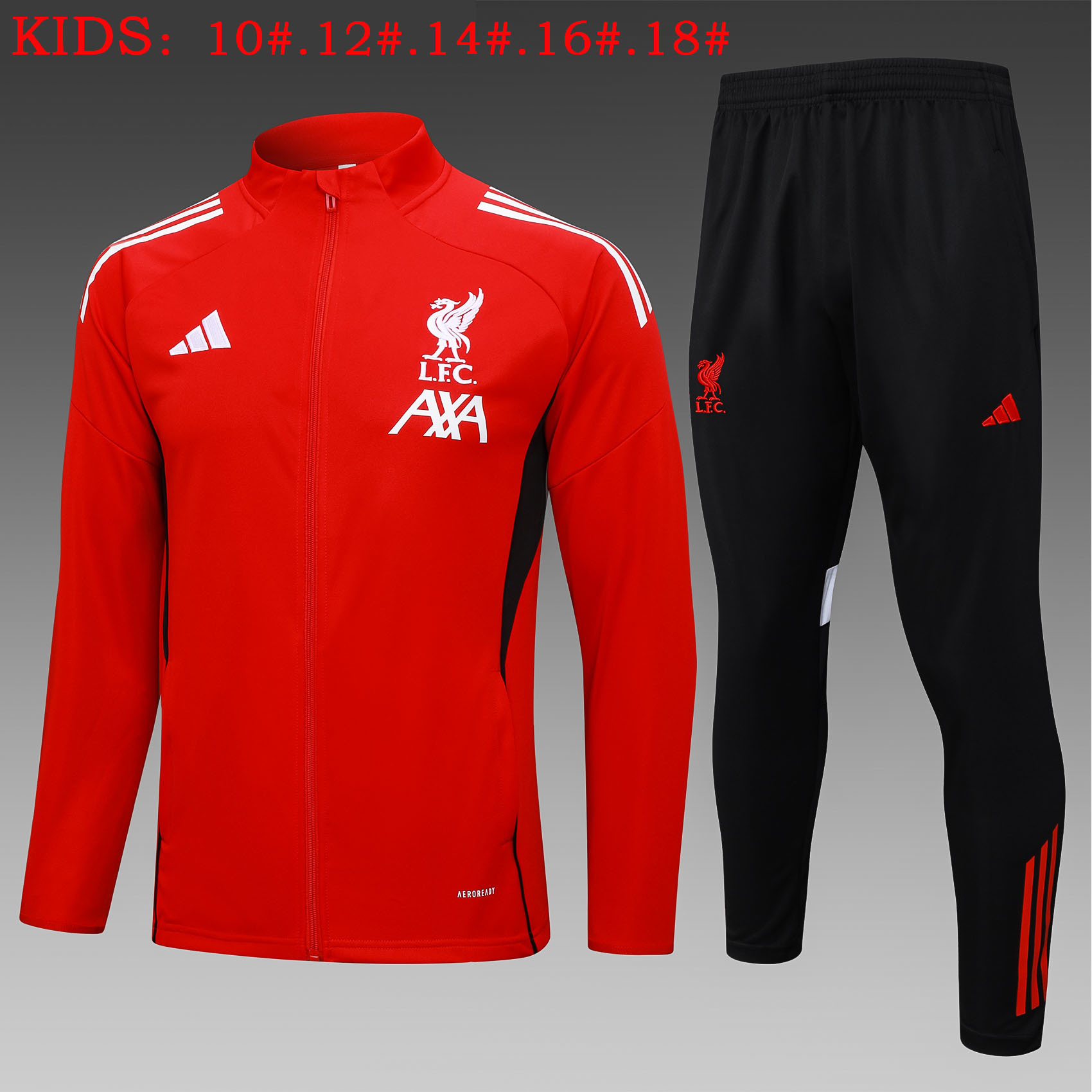 nuova liverpool insieme completo 3 bambino giacca 2025-2026