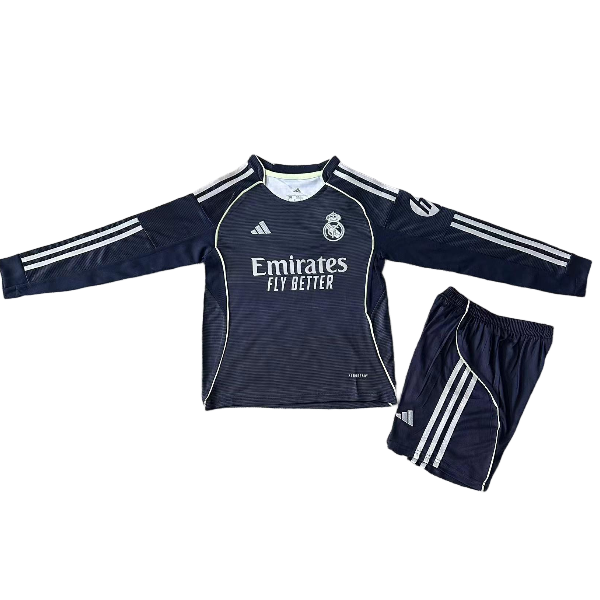 nuova seconda ML maglietta real madrid set completo bambino 2025-2026