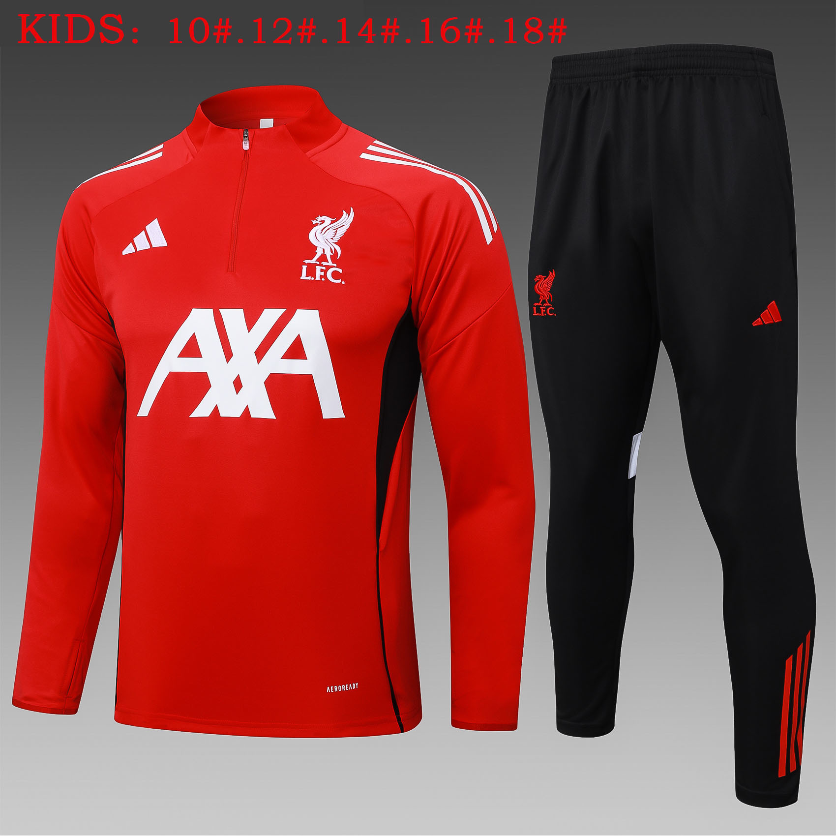nuova liverpool insieme completo 7 bambino giacca 2025-2026