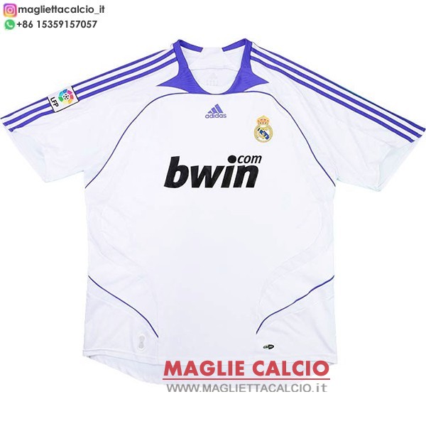 nuova prima divisione magliette real madrid retro 2007-2008