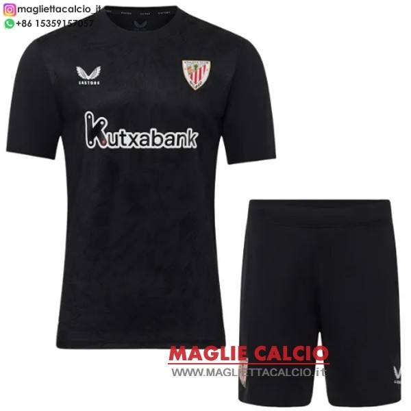 nuova portiere divisione magliette athletic bilbao Set Completo Uomo 2025-2026 Nero