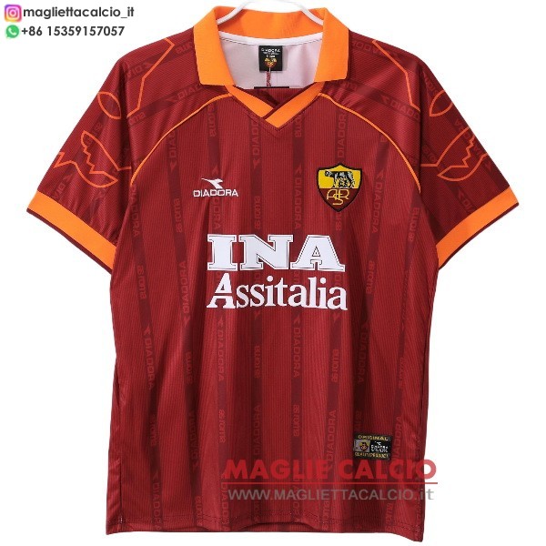 nuova prima magliette as roma retro 1999-2000