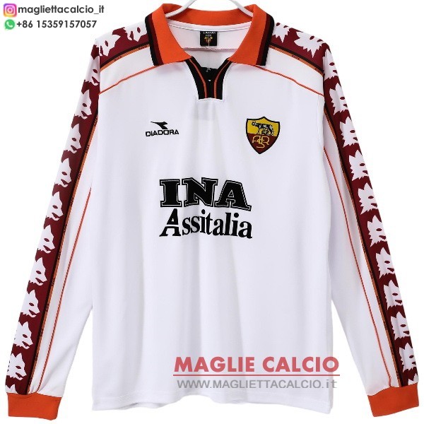 nuova seconda ML magliette as roma retro 1998-1999