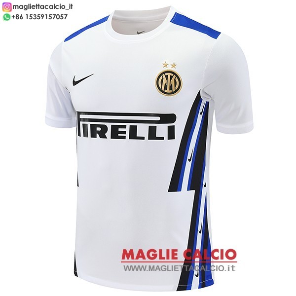 nuova formazione divisione magliette Inter Milan 2025-2026 Bianco Blu