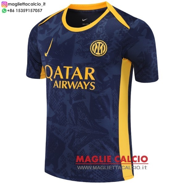 nuova formazione divisione magliette Inter Milan 2025-2026 Blu Giallo