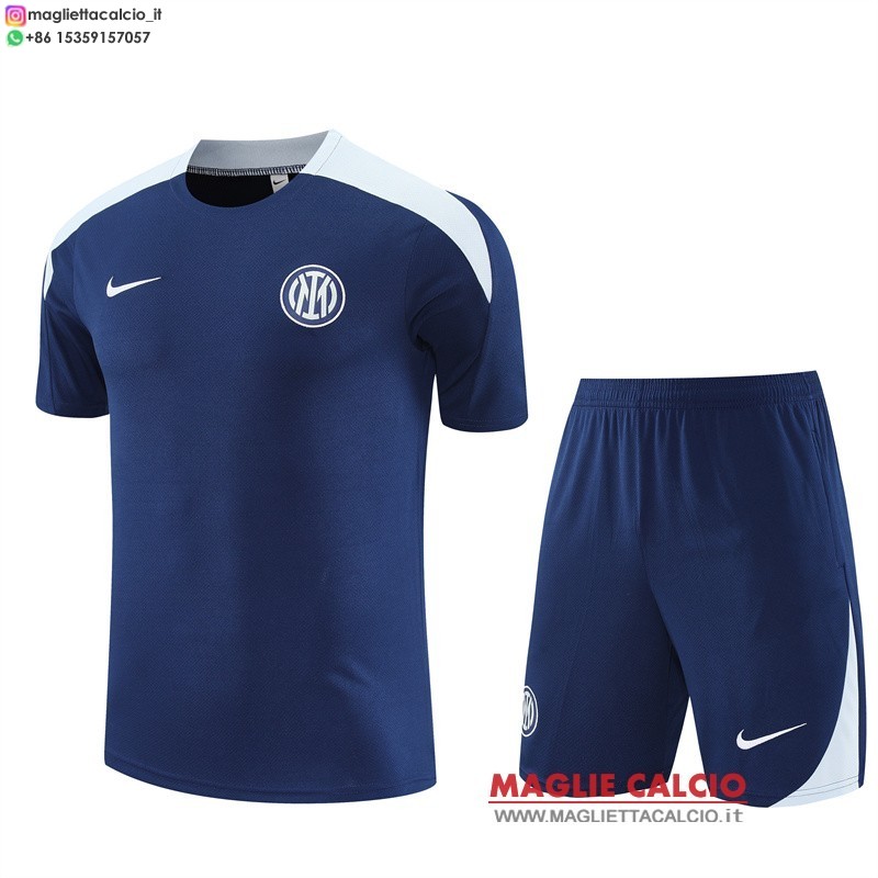 nuova formazione set completo divisione magliette inter milan 2025-2026 Blu Navy