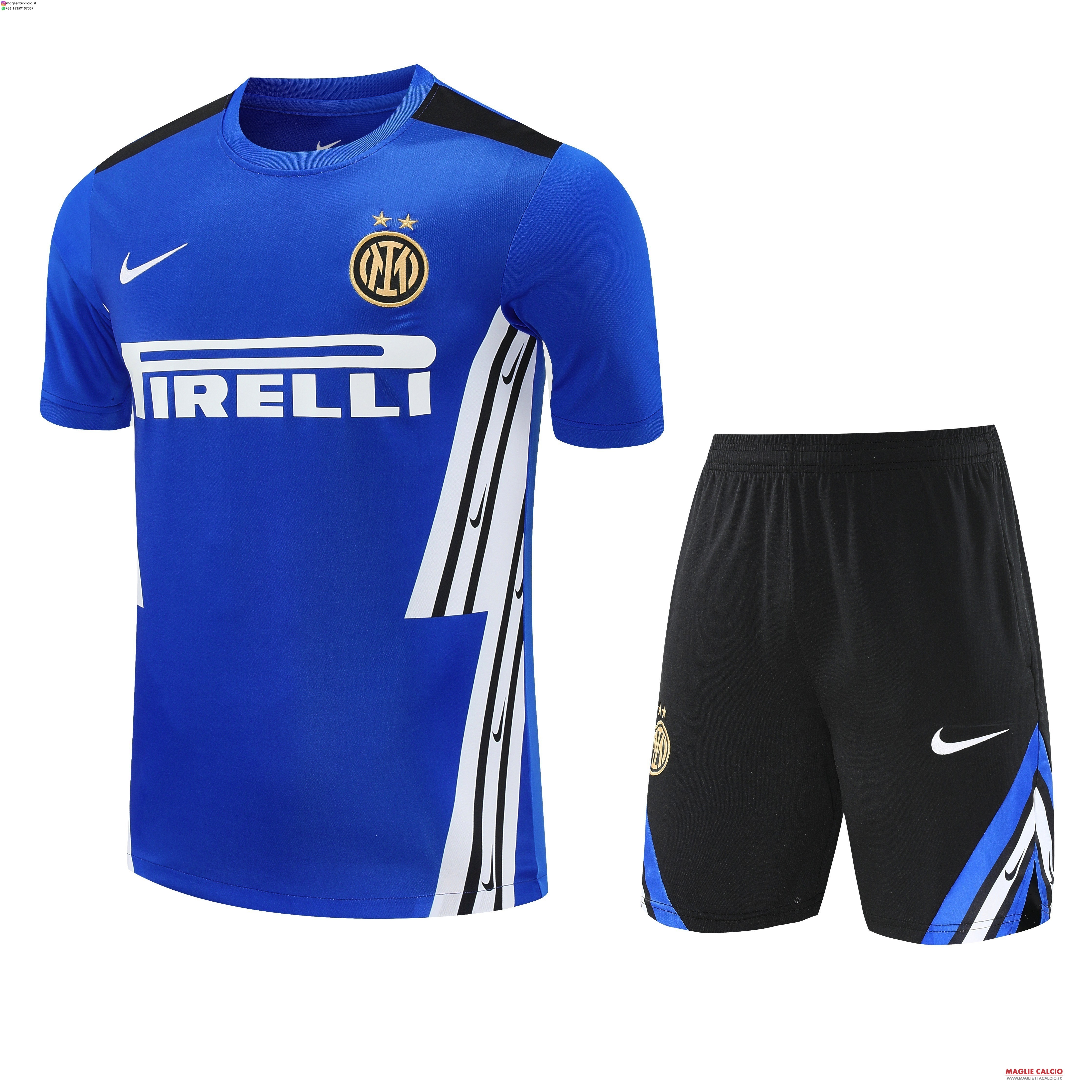 nuova formazione set completo divisione magliette inter milan 2025-2026 Blu Nero Bianco