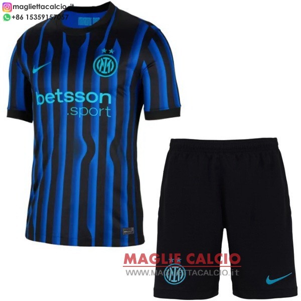 nuova prima divisione magliette inter milan set completo uomo 2025-2026