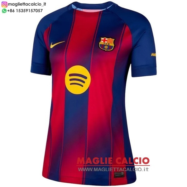 nuova prima magliette barcellona donna 2025-2026
