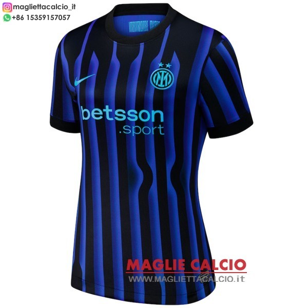 nuova prima divisione magliette inter milan donna 2025-2026