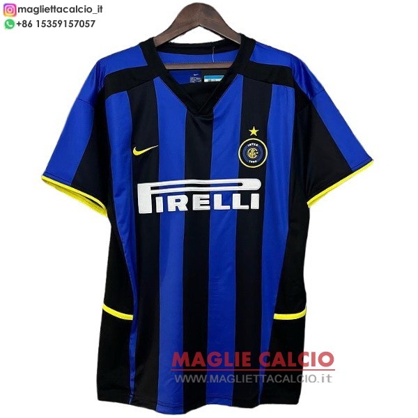 nuova prima divisione magliette Inter Milan retro 2002-2003