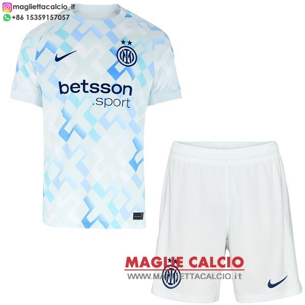 nuova seconda magliette inter milan set completo bambino 2025-2026
