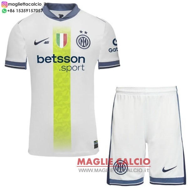 nuova speciale divisione magliette inter milan set completo uomo 2025-2026 bianco