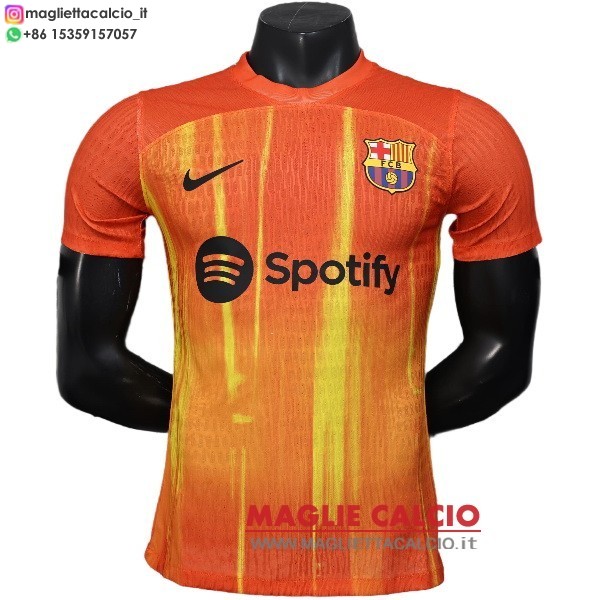 thailandia nuova speciale giocatori divisione magliette barcellona 2025-2026 arancione giallo