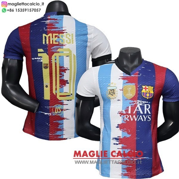 thailandia nuova speciale giocatori divisione magliette barcellona 2025-2026 bianco i blu rosso