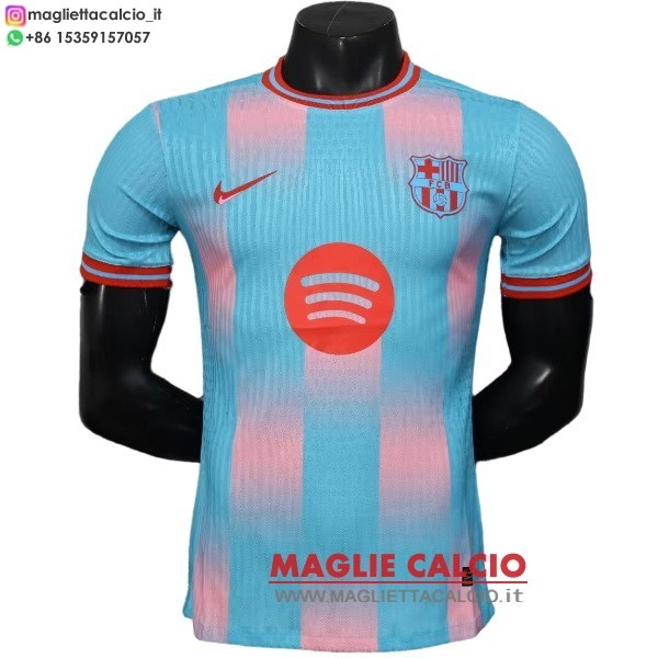 thailandia nuova speciale giocatori divisione magliette barcellona 2025-2026 blu rosso giallo