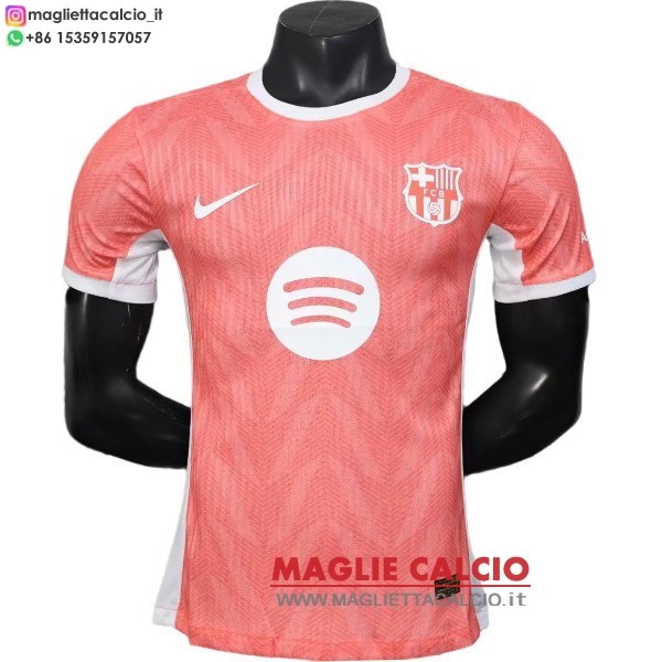 thailandia nuova speciale giocatori divisione magliette barcellona 2025-2026 rosa bianco