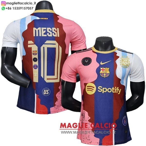 thailandia nuova speciale giocatori divisione magliette barcellona 2025-2026 rosa blu rosso