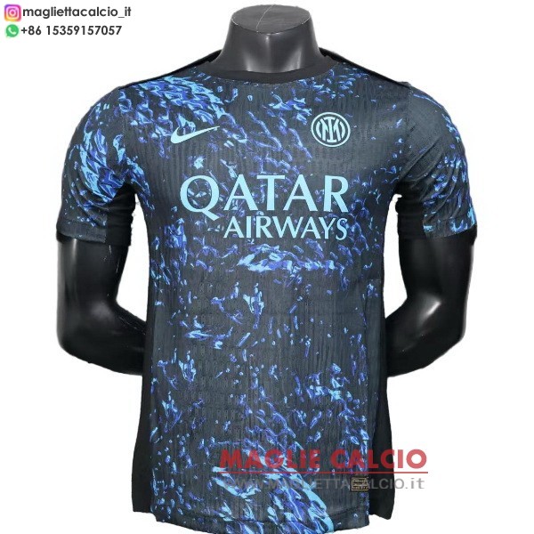 tailandia nuova speciale giocatori divisione magliette inter milan 2025-2026 blu nero