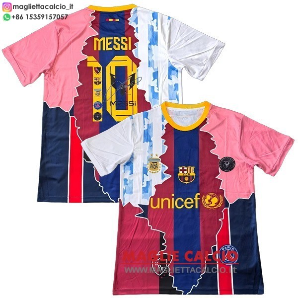 thailandia speciale divisione magliette barcellona 2025-2026 rosso i blu rosa
