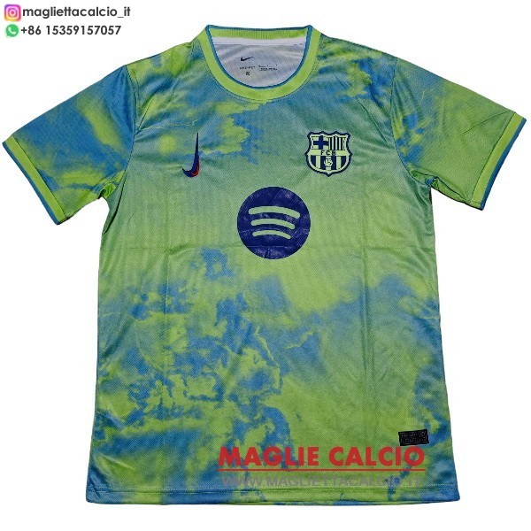 thailandia nuova speciale divisione magliette barcellona 2025-2026 verde bu