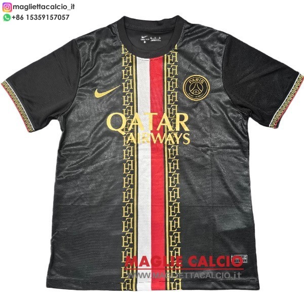 thailandia nuova speciale divisione magliette paris saint germain 2025-2026 Nero Giallo