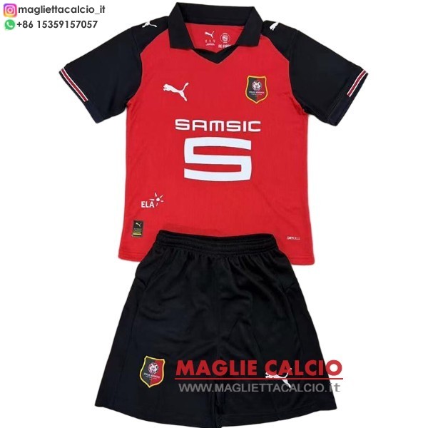 nuova prima magliette stade rennais set completo bambino 2025-2026