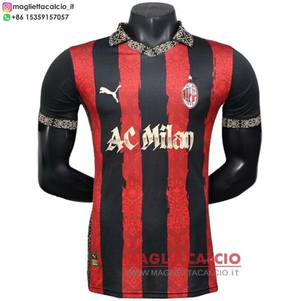 tailandia nuova speciale giocatori divisione magliette ac milan 2025-2026 Rosso Nero