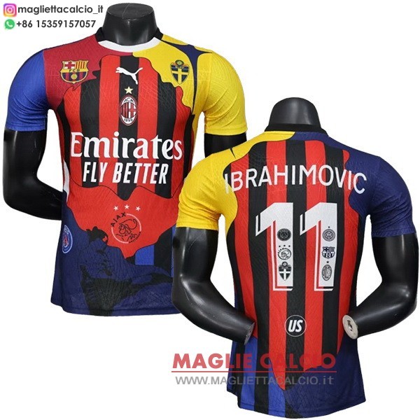 tailandia nuova speciale giocatori divisione magliette ac milan 2025-2026 rosso