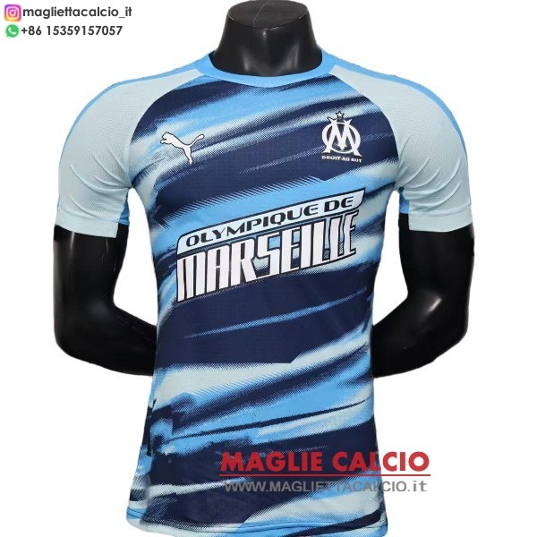 nuova speciale giocatori divisione magliette marseille 2025-2026 Blu