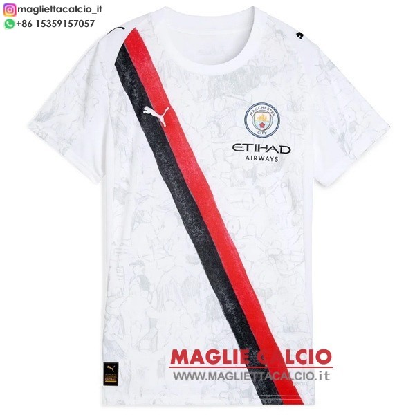 tailandia nuova seconda divisione magliette manchester city 2025-2026 i